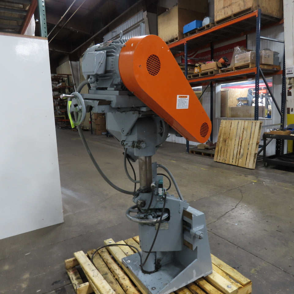 Hammond 50-84 15HP 12" Single Head Polisher Buffing Jack 3Ph 230/460V