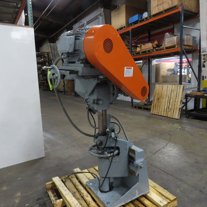 Hammond 50-84 15HP 12" Single Head Polisher Buffing Jack 3Ph 230/460V