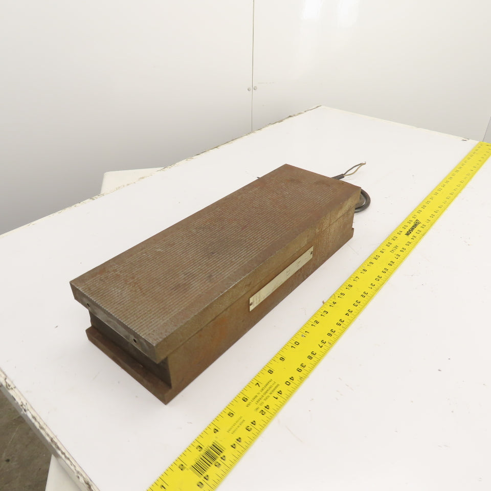 Magna-Lock HR-618C 18" x 6" Electromagnetic Chuck 78 Watts 110V DC Tested