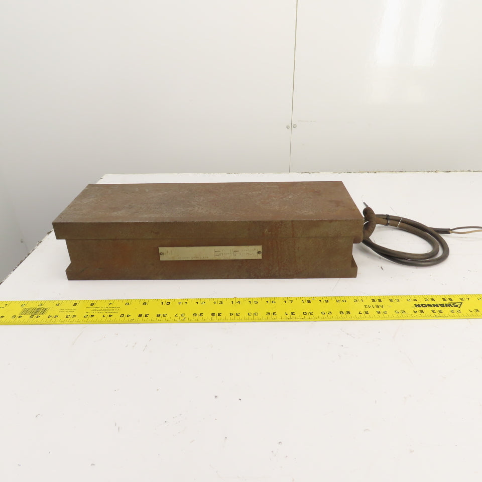 Magna-Lock HR-618C 18" x 6" Electromagnetic Chuck 78 Watts 110V DC Tested