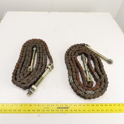 Yale NTA030SBEM48TV13 Narrow Aisle Turret Forklift Mast Leaf Chain Set Of 2