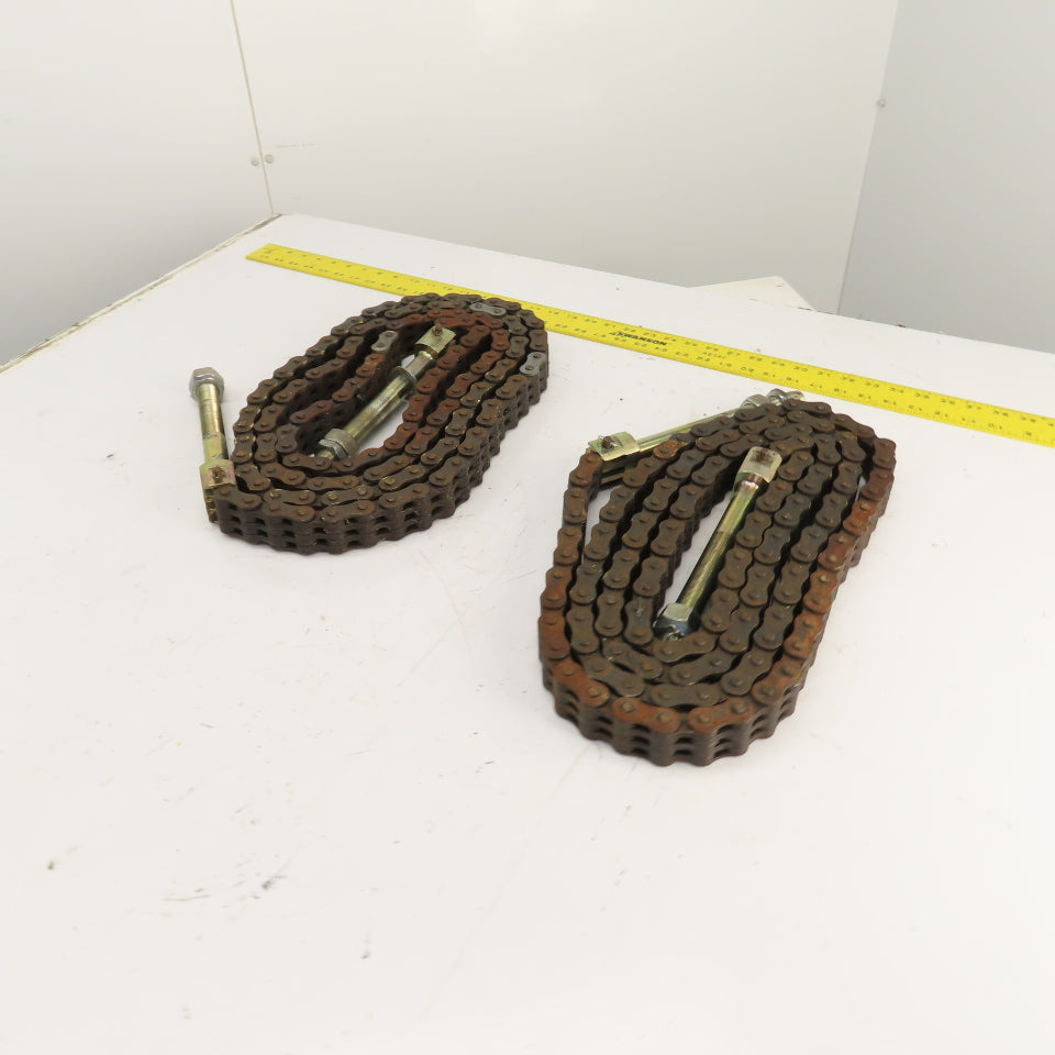 Yale NTA030SBEM48TV13 Narrow Aisle Turret Forklift Mast Leaf Chain Set Of 2