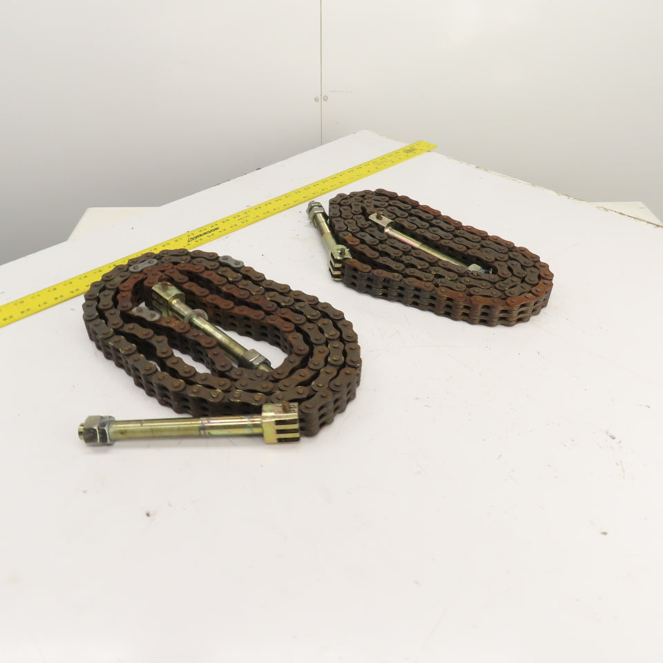 Yale NTA030SBEM48TV13 Narrow Aisle Turret Forklift Mast Leaf Chain Set Of 2