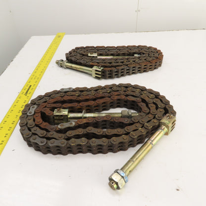 Yale NTA030SBEM48TV13 Narrow Aisle Turret Forklift Mast Leaf Chain Set Of 2