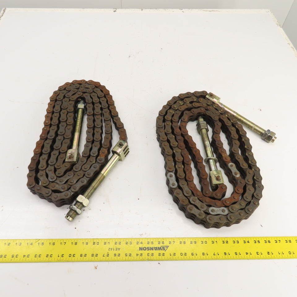 Yale NTA030SBEM48TV13 Narrow Aisle Turret Forklift Mast Leaf Chain Set Of 2