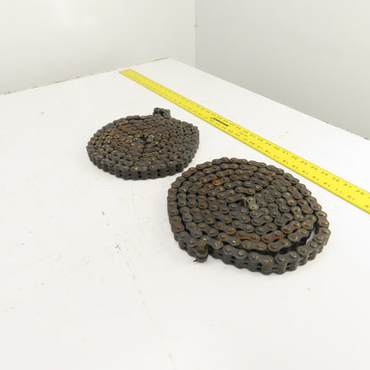 Yale NTA030SBEM48TV13 Narrow Aisle Turret Forklift Mast Leaf Chain Set Of 2