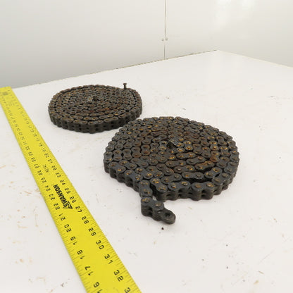 Yale NTA030SBEM48TV13 Narrow Aisle Turret Forklift Mast Leaf Chain Set Of 2