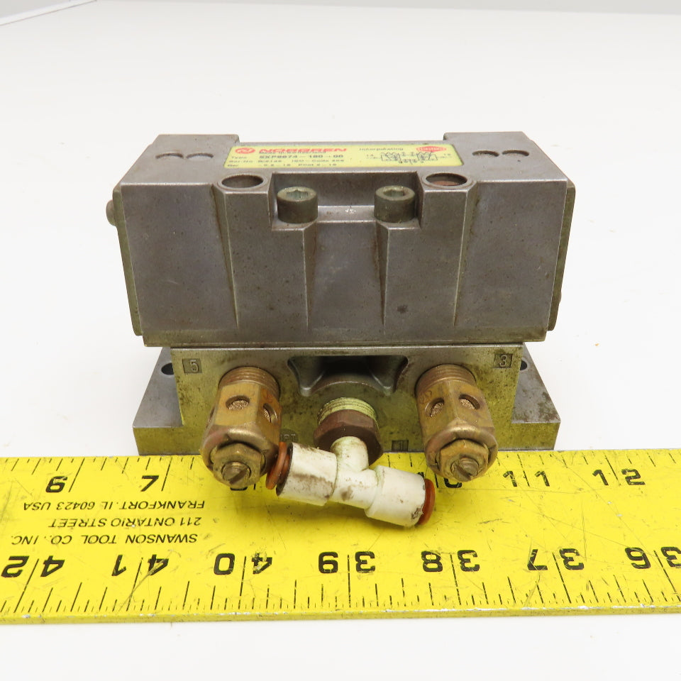 Norgren SXP9674-180-00 5/3 Closed Center Detent Directional Valve Air Piloted
