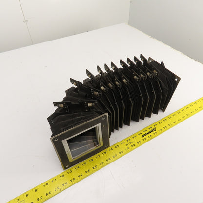 Hankwang NF1-B07003 Diobellows Laser Axis Rail Accordion Bellows 94mm x 94mm ID