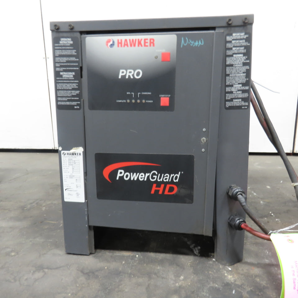 Hawker PH1R-12-550 24V 105A Forklift Battery Charger 12-Cell 240/480V 1Ph 550AH