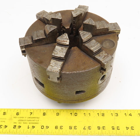 6" Lathe Chuck 6 Jaw Self Centering Scroll L00 Mounting 3-3/4"-6 Thread