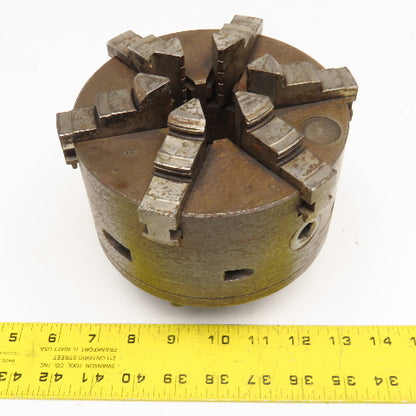6" Lathe Chuck 6 Jaw Self Centering Scroll L00 Mounting 3-3/4"-6 Thread