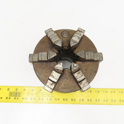 6" Lathe Chuck 6 Jaw Self Centering Scroll L00 Mounting 3-3/4"-6 Thread