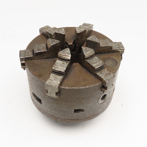 6" Lathe Chuck 6 Jaw Self Centering Scroll L00 Mounting 3-3/4"-6 Thread