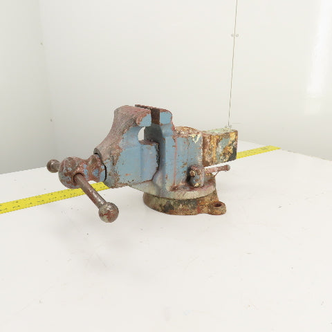 Reed Mfg. No. 204 Swivel Base Machinist Vise 4" Jaws Made in USA (Needs Cleaned)