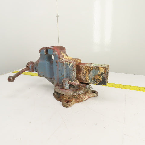 Reed Mfg. No. 204 Swivel Base Machinist Vise 4" Jaws Made in USA (Needs Cleaned)