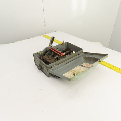 Square D H-361 30A Fusible Safety Disconnect Switch 600VAC 15HP 3-Pole