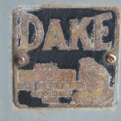 Dake Model No. 0 1-1/2 Ton Single Leverage Arbor Press 4.5" Throat