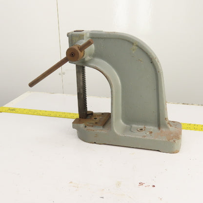 Dake Model No. 0 1-1/2 Ton Single Leverage Arbor Press 4.5" Throat