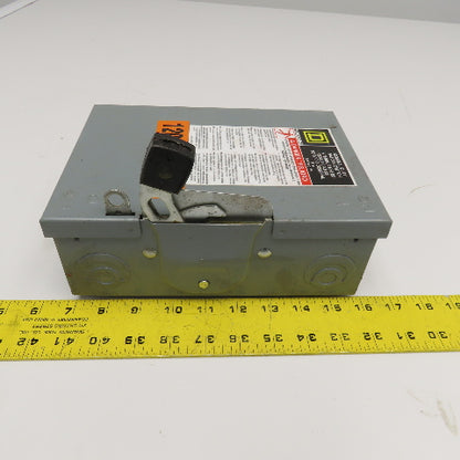 Square D D321N 30A 240V Fusible Safety Disconnect Switch
