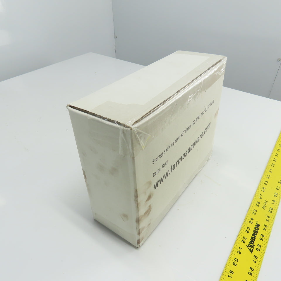 Formosa covers 60.5" W x 24.5" D x 72" H Storage Shelving Cover W/ T Zipper Grey