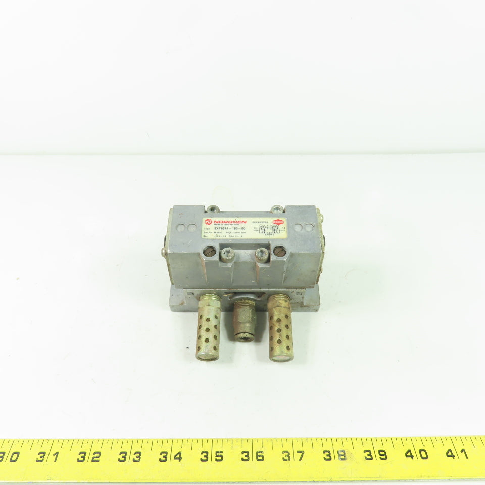 Norgren SXP9674-180-00 5/3 Way Pneumatic Solenoid Valve 1/2" NPT