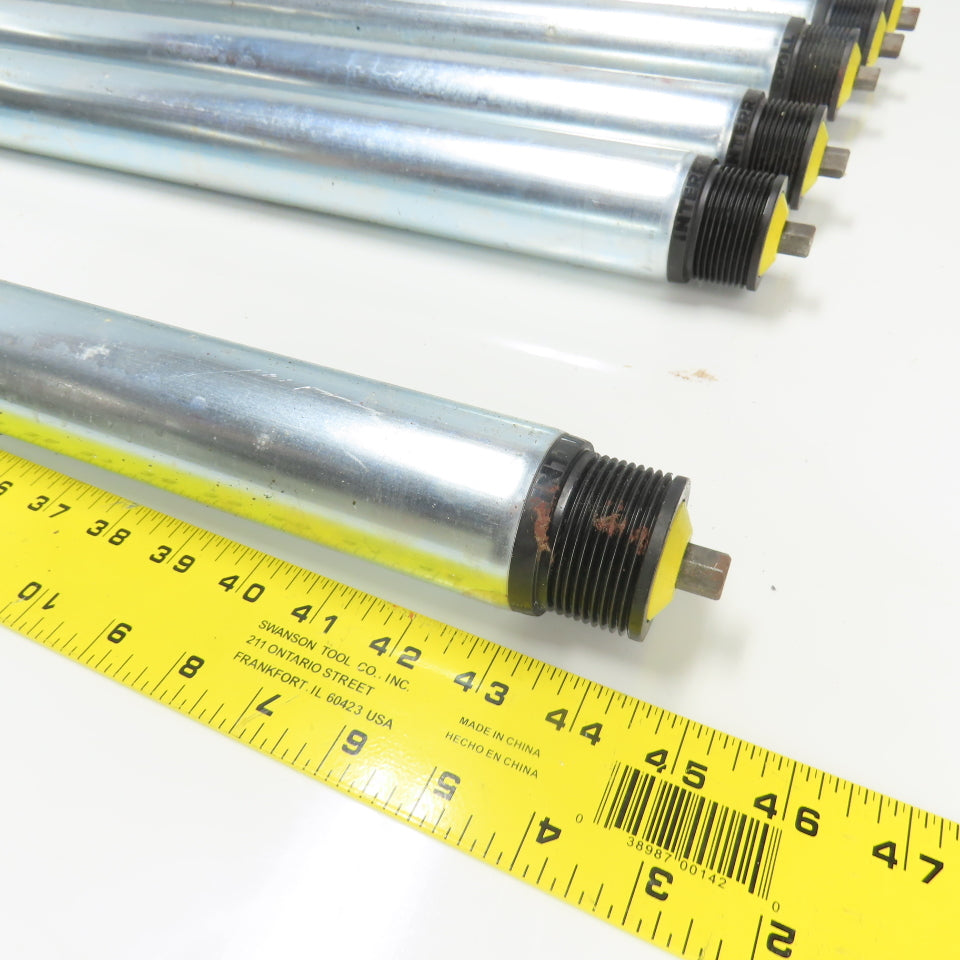 Intrroll Universal Conveyor Roller 970mm BF Length x 50mm OD 40" OAL Lot Of 6