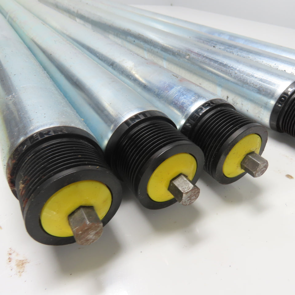 Intrroll Universal Conveyor Roller 970mm BF Length x 50mm OD 40" OAL Lot Of 6