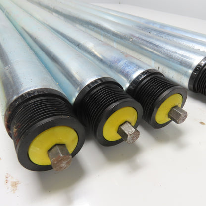 Intrroll Universal Conveyor Roller 970mm BF Length x 50mm OD 40" OAL Lot Of 6