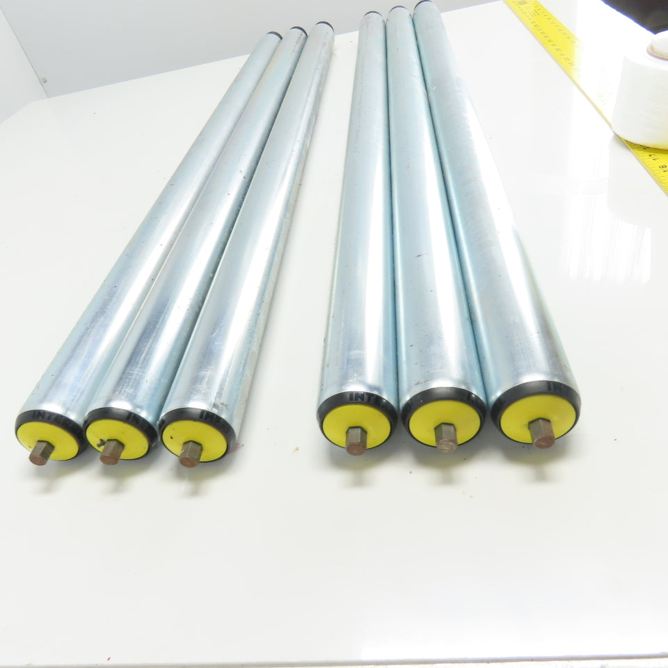 Intrroll Universal Conveyor Roller 970mm BF Length x 50mm OD 40" OAL Lot Of 6