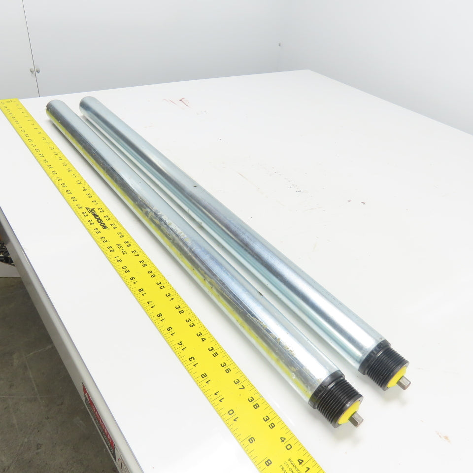 Intrroll Universal Conveyor Roller 876mm BF Length x 50mm OD 34-5/8"OAL Lot Of 2