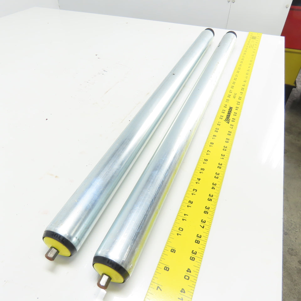 Intrroll Universal Conveyor Roller 876mm BF Length x 50mm OD 34-5/8"OAL Lot Of 2