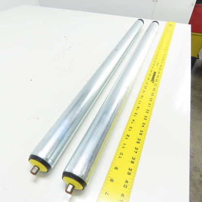 Intrroll Universal Conveyor Roller 876mm BF Length x 50mm OD 34-5/8"OAL Lot Of 2