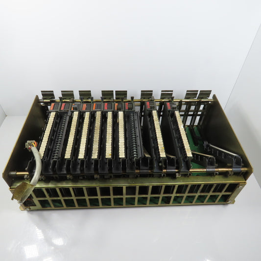 Allen Bradley 1771-A4B 16 Slot I/O Chassis PLC Rack W/ (6) 1771-IAD (4) 1771-OAD