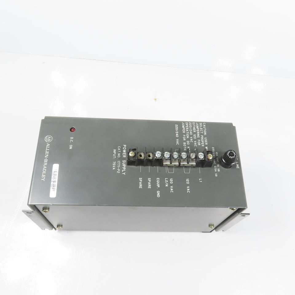 Allen Bradley 1771-P2 5.2V DC 6.5A Power Supply 120/220V AC Input (Very Clean)