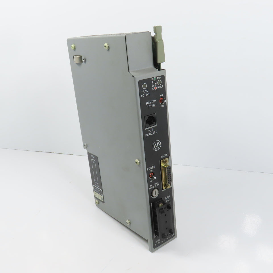 Allen Bradley 1772-LSP Ser A FW F Mini-PLC-2/05 Processor W/Power Supply (Clean)