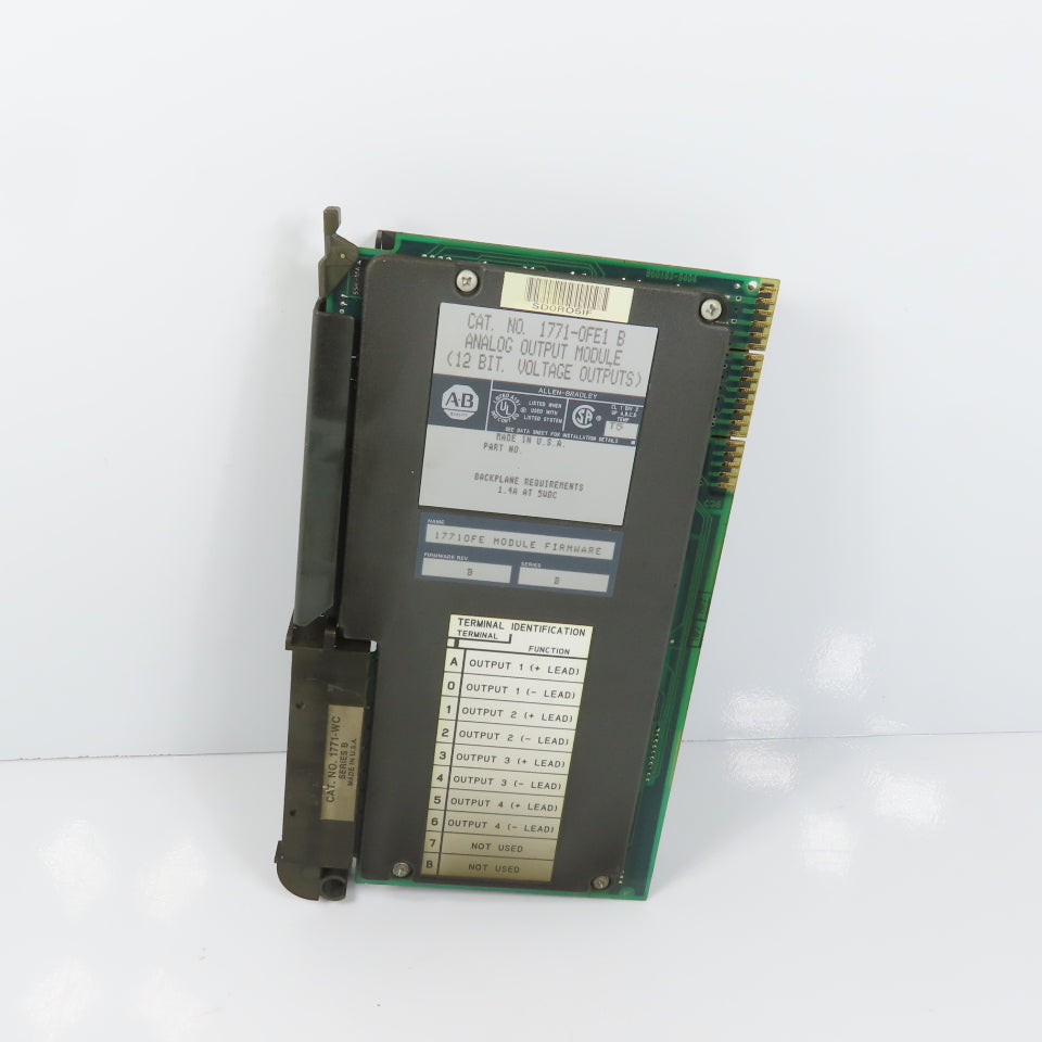 Allen Bradley 1771-OFE1 Ser B FW B Analog Output Module