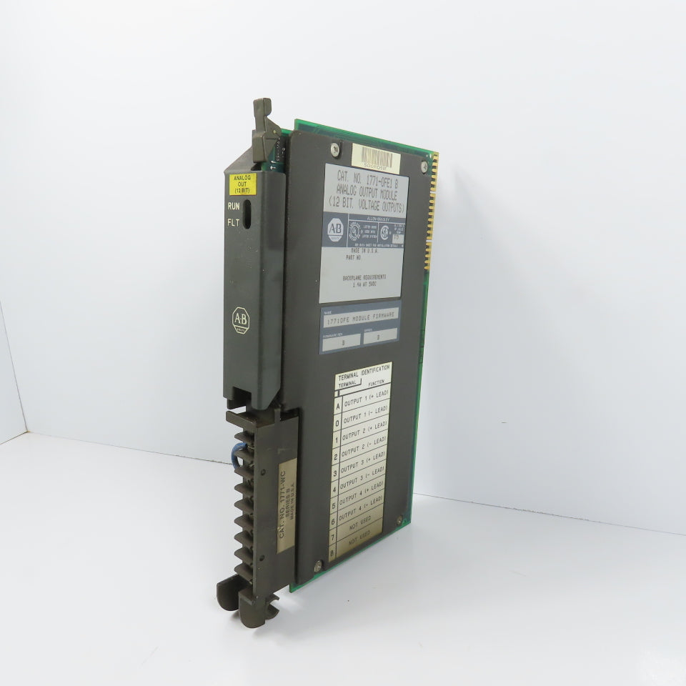 Allen Bradley 1771-OFE1 Ser B FW B Analog Output Module