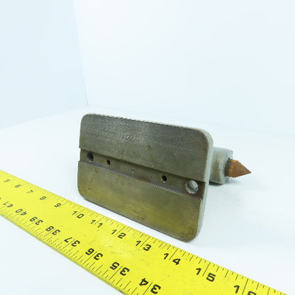 Unknown Make/Model Lathe Tailstock W/Dead Center 4" Centerline Quick Release