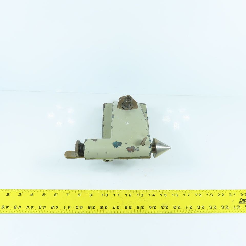 Unknown Make/Model Offset Lathe Tailstock For T-Slot W/Dead Center Quick Release