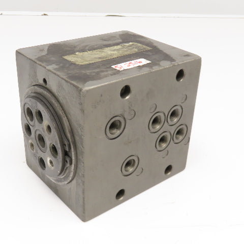 6 Port Aluminum Hydraulic Rotary Union Manifold Right Angle G1/4