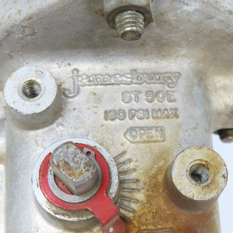 Jamesbury ST50E 2" Stainless Steel Ball Valve Kentrol Pneumatic Actuator