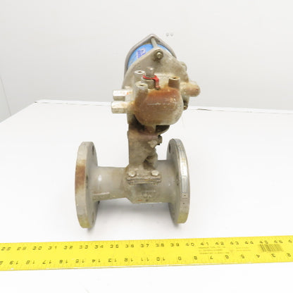Jamesbury ST50E 2" Stainless Steel Ball Valve Kentrol Pneumatic Actuator