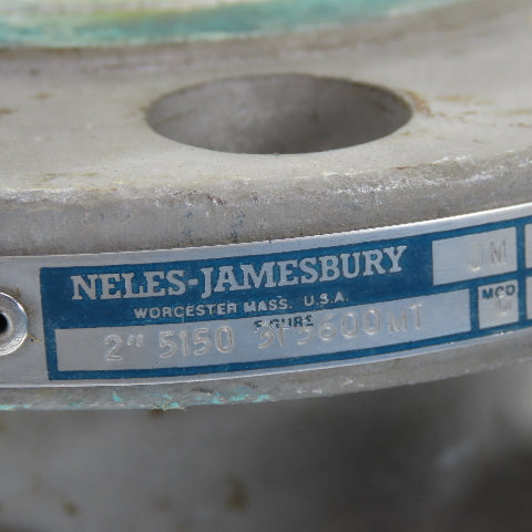 Jamesbury ST50E 2" Stainless Steel Ball Valve Kentrol Pneumatic Actuator
