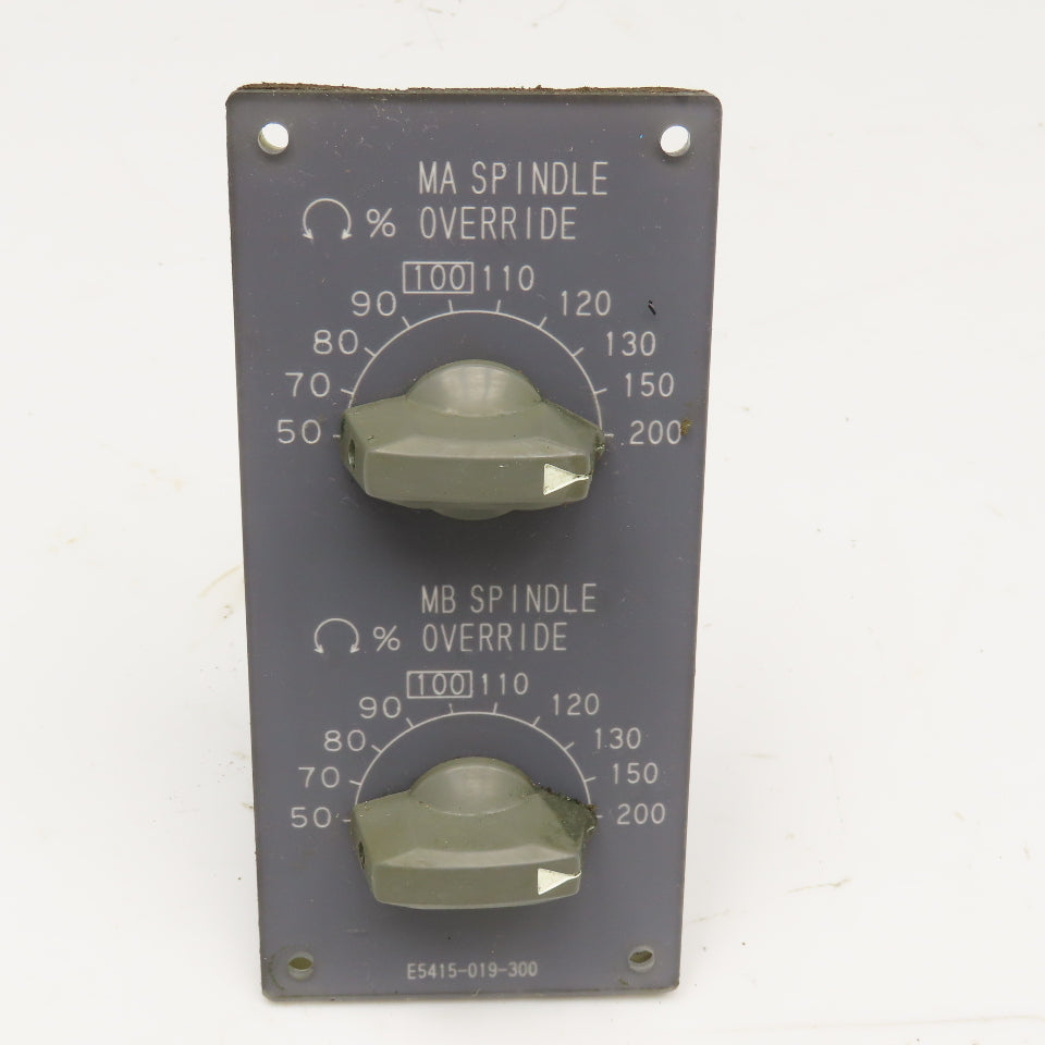 Okuma E5415-019-300 Spindle Override Controller Assembly