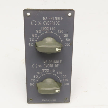 Okuma E5415-019-300 Spindle Override Controller Assembly