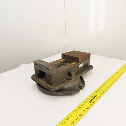Yuaso 550-003 6" Accu-Lock Machine Tool Drill Press Milling Vise W/ Swivel Base