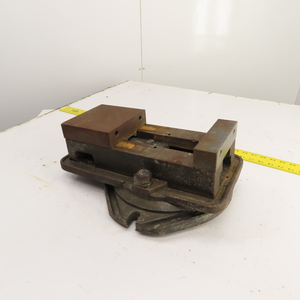 Yuaso 550-003 6" Accu-Lock Machine Tool Drill Press Milling Vise W/ Swivel Base