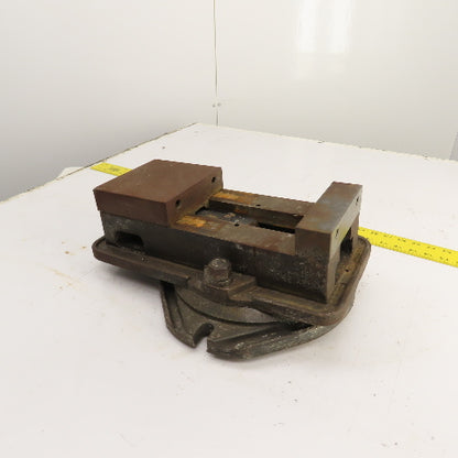 Yuaso 550-003 6" Accu-Lock Machine Tool Drill Press Milling Vise W/ Swivel Base