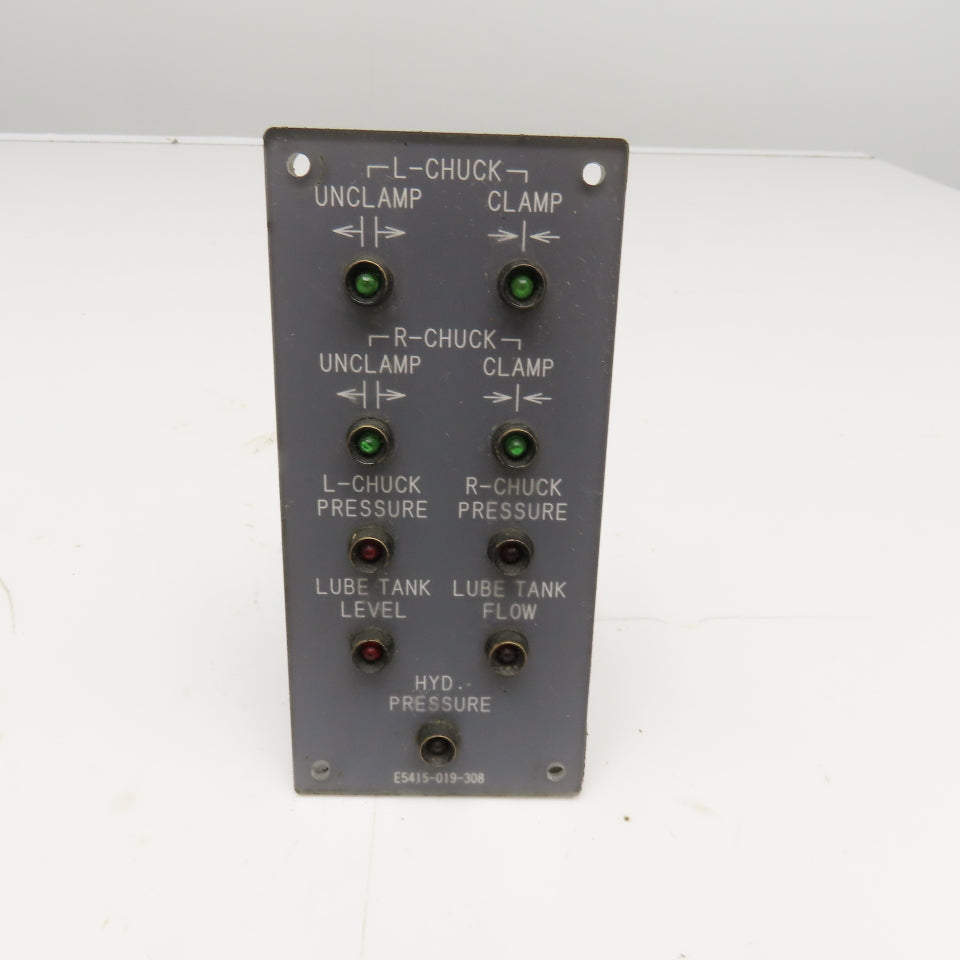 Okuma E5415-019-308 Lighted Indicator Machine Status Display Board